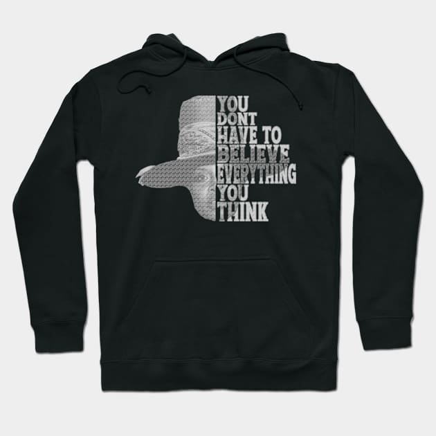 Erykah Quote Illustration Hoodie by halodoc